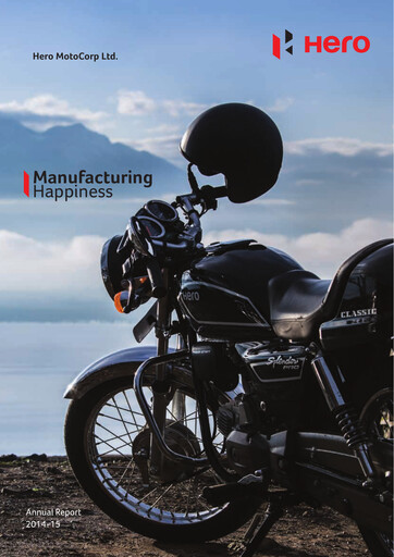 Thumbnail Hero MotoCorp
 Annual Report 2014-2015