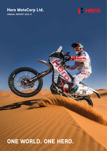 Thumbnail Hero MotoCorp
 Annual Report 2016-2017