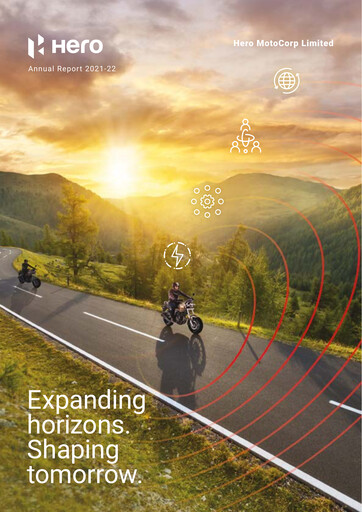 Thumbnail Hero MotoCorp
 Annual Report 2021-2022