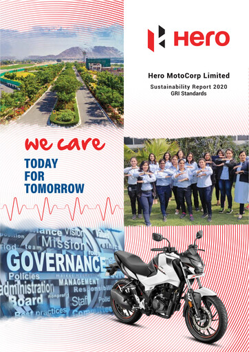 Thumbnail Hero MotoCorp
 Sustainability Report 2020