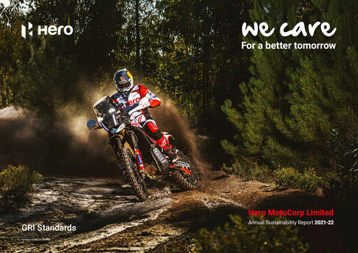 Thumbnail Hero MotoCorp
 Sustainability Report 2021-2022