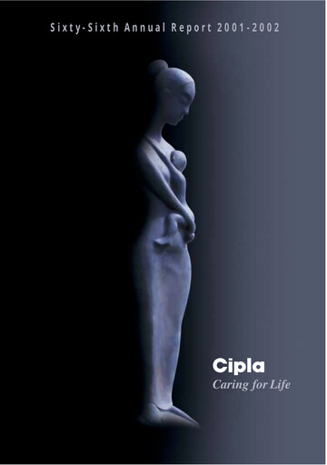 Thumbnail Cipla Annual Report 2001-2002