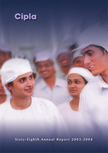 Thumbnail Cipla Annual Report 2003-2004