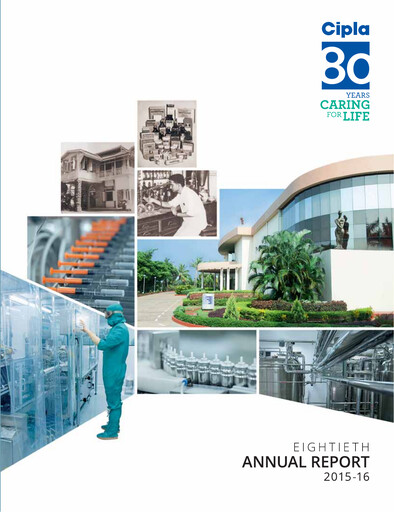 Thumbnail Cipla Annual Report 2015-2016