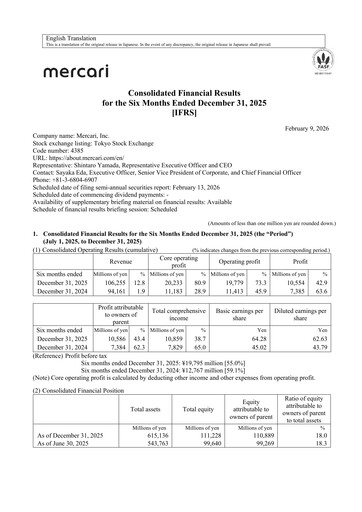 Thumbnail Mercari Half-year Report 2025-h1