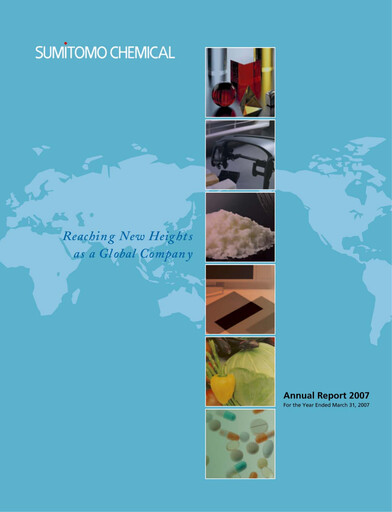 Thumbnail Sumitomo Chemical
 Annual Report fy2007