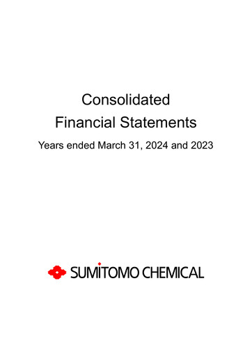 Thumbnail Sumitomo Chemical
 Financial Statement fy2023