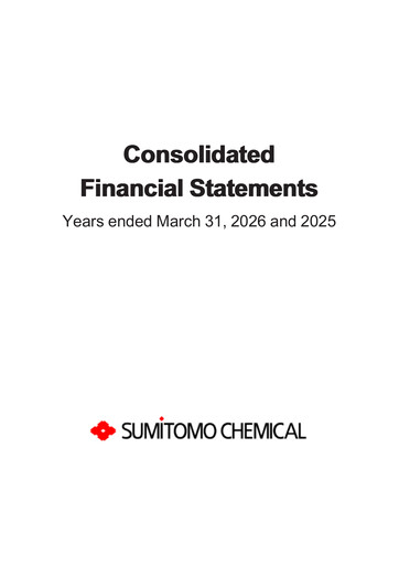 Thumbnail Sumitomo Chemical
 Financial Statement fy2026