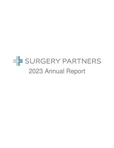 Vorschaubild Surgery Partners
 Jahresbericht 2023