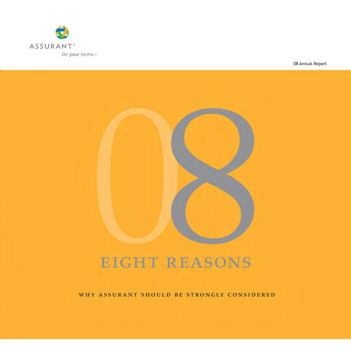 Thumbnail Assurant Annual Report 2008