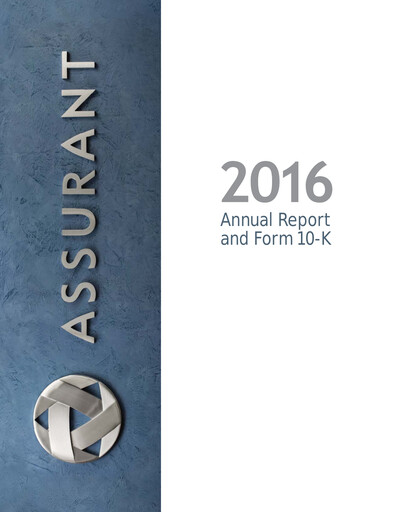 Thumbnail Assurant Annual Report 2016