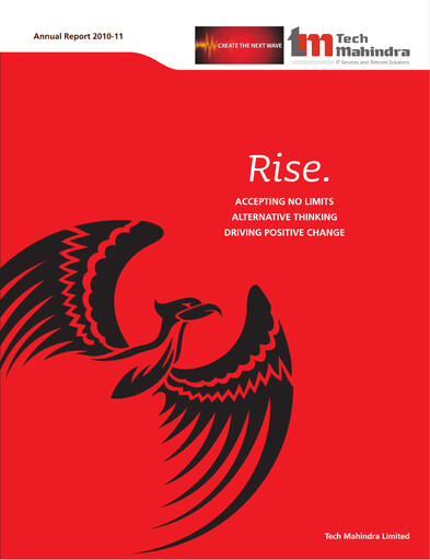 Miniature Tech Mahindra
 Rapport annuel 2010-2011