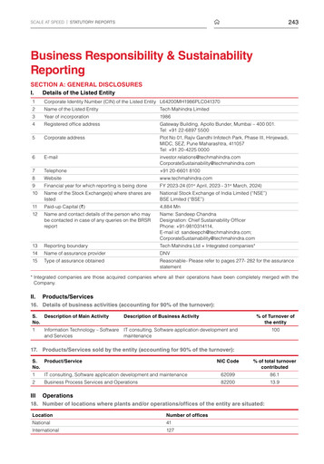 Thumbnail Tech Mahindra
 ESG Report 2023-2024