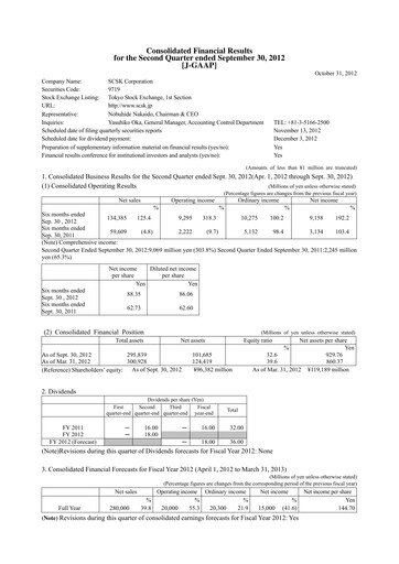 Thumbnail SCSK Corporation
 Quarterly Report 2012-q2