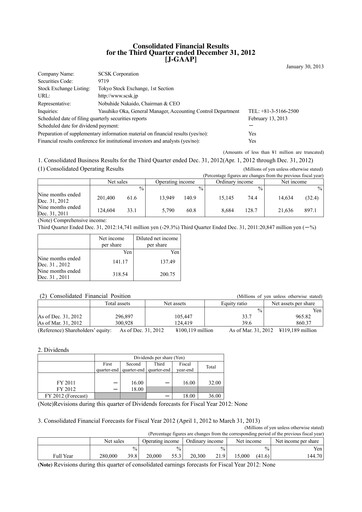 Thumbnail SCSK Corporation
 Quarterly Report 2012-q3