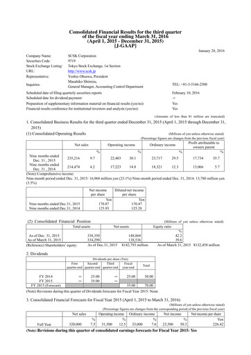 Thumbnail SCSK Corporation
 Quarterly Report 2015-q3