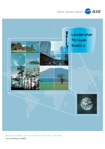 Miniature Advanced Info Service (AIS) Rapport annuel 2002