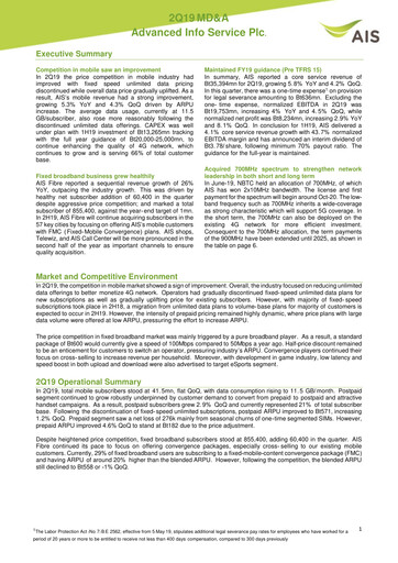 Thumbnail Advanced Info Service (AIS) Quarterly Report 2019-q2