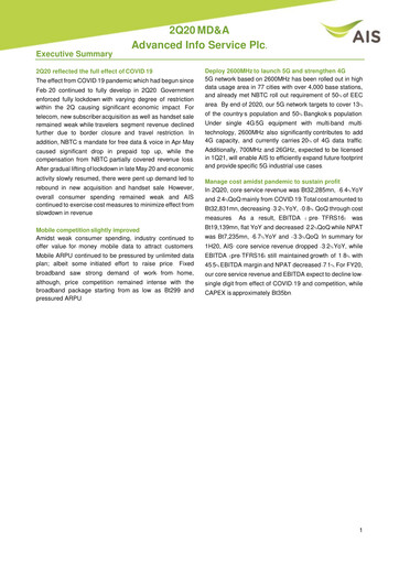 Thumbnail Advanced Info Service (AIS) Quarterly Report 2020-q2