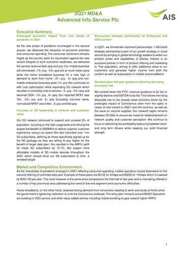 Thumbnail Advanced Info Service (AIS) Quarterly Report 2021-q2