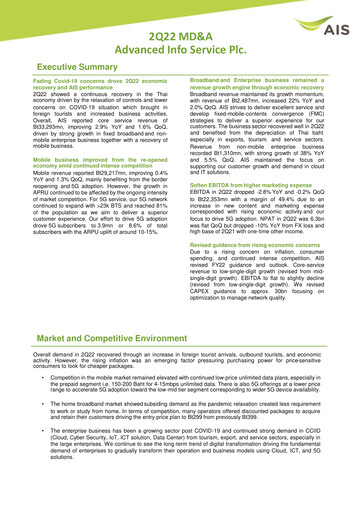 Thumbnail Advanced Info Service (AIS) Quarterly Report 2022-q2