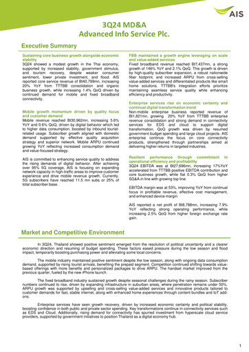 Thumbnail Advanced Info Service (AIS) Quarterly Report 2024-q3