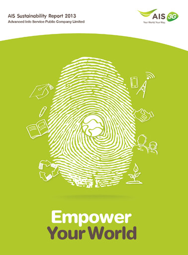 Thumbnail Advanced Info Service (AIS) Sustainability Report 2013