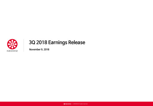 Thumbnail Neowiz Games Quarterly Report 2018-q3