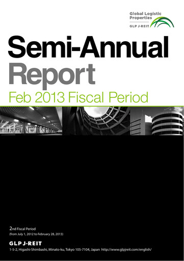 Thumbnail GLP J-REIT Half-year Report 2012-h1