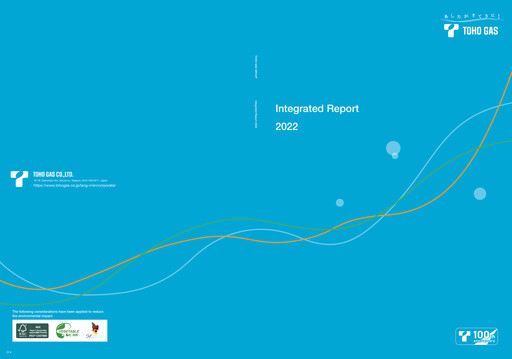 Vorschaubild Toho Gas
 Jahresbericht 2022
