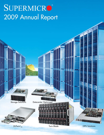 Thumbnail Supermicro Annual Report 2009
