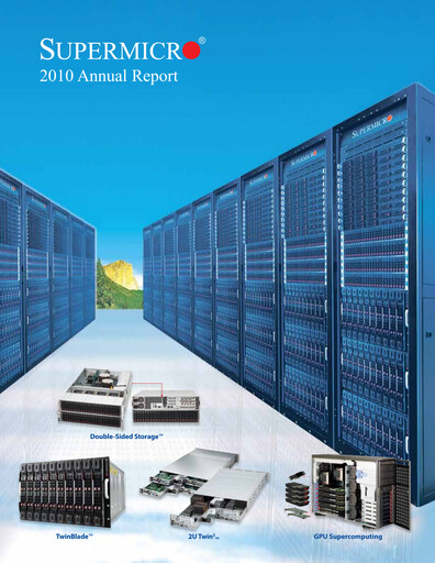 Thumbnail Supermicro Annual Report 2010