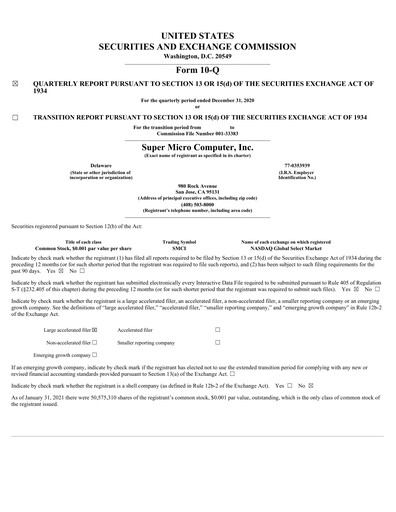 Thumbnail Supermicro Quarterly Report 2021-q2