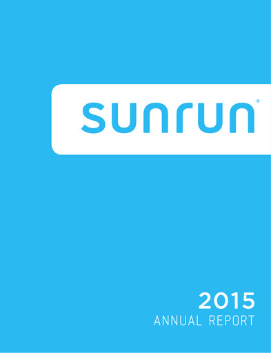 Vorschaubild Sunrun
 Jahresbericht 2015