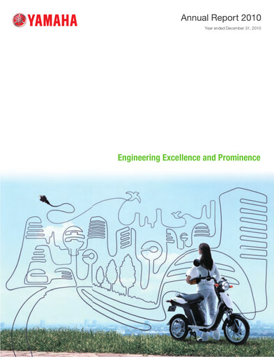 Miniature Yamaha Motor Rapport annuel 2010