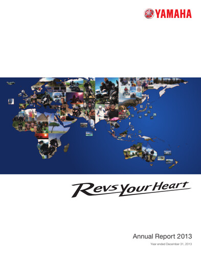 Miniature Yamaha Motor Rapport annuel 2013