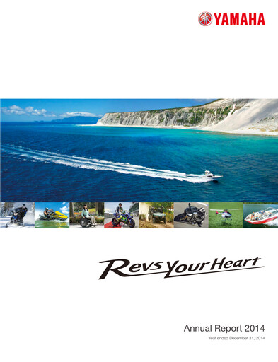 Miniature Yamaha Motor Rapport annuel 2014