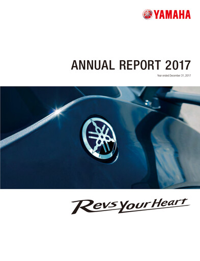 Miniature Yamaha Motor Rapport annuel 2017