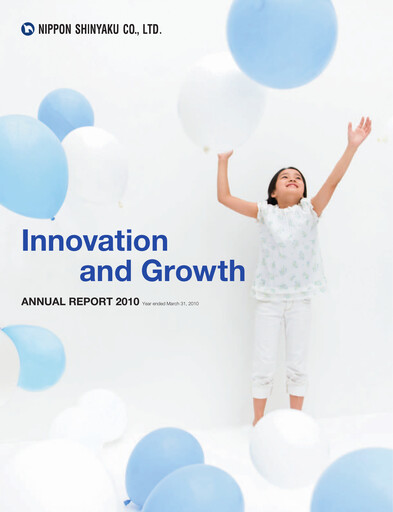 Miniature Nippon Shinyaku Rapport annuel fy2010