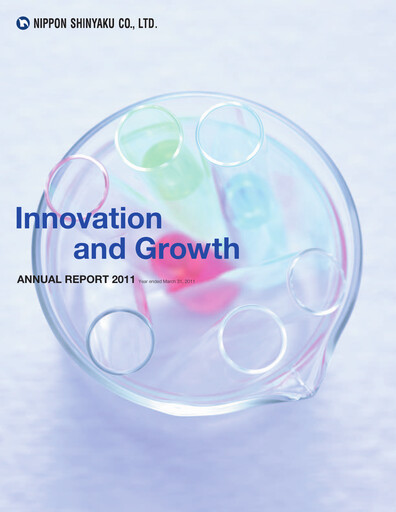 Miniature Nippon Shinyaku Rapport annuel fy2011