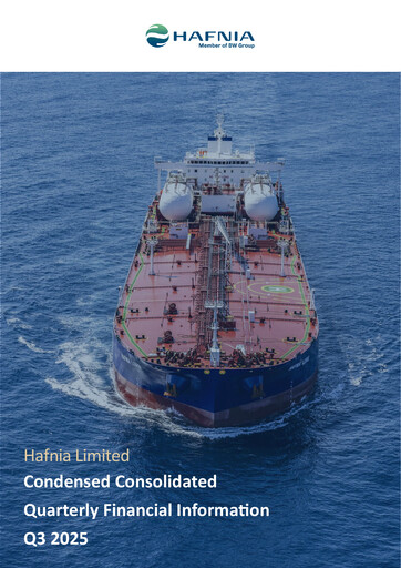 Thumbnail Hafnia Limited Quarterly Report 2025-q3