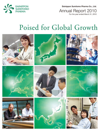 Miniature Sumitomo Pharma
 Rapport annuel 2010
