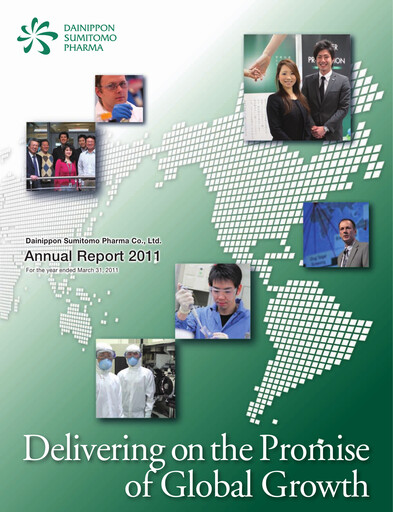 Miniature Sumitomo Pharma
 Rapport annuel 2011