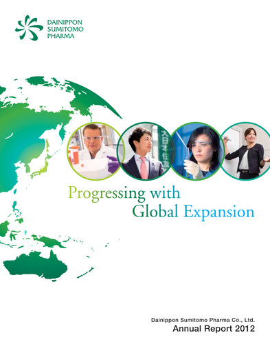 Miniature Sumitomo Pharma
 Rapport annuel 2012