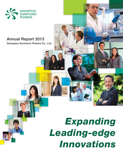 Miniature Sumitomo Pharma
 Rapport annuel 2013