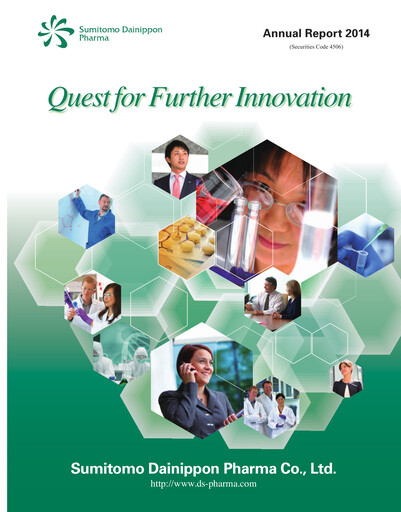 Miniature Sumitomo Pharma
 Rapport annuel 2014