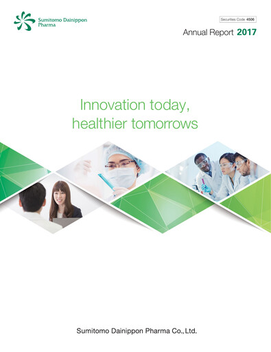 Miniature Sumitomo Pharma
 Rapport annuel 2017