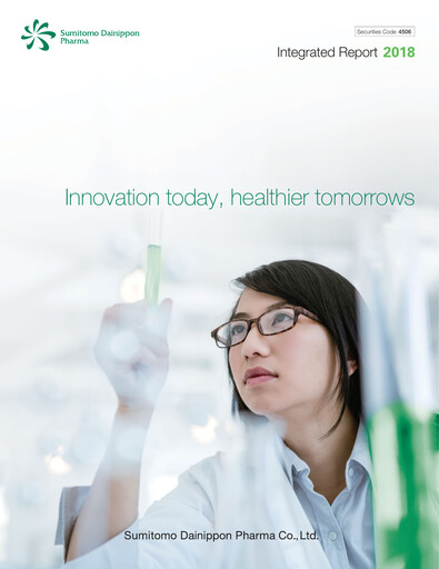 Miniature Sumitomo Pharma
 Rapport annuel 2018