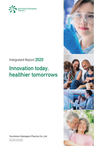 Miniature Sumitomo Pharma
 Rapport annuel 2020