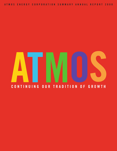 Thumbnail Atmos Energy Annual Report 2000